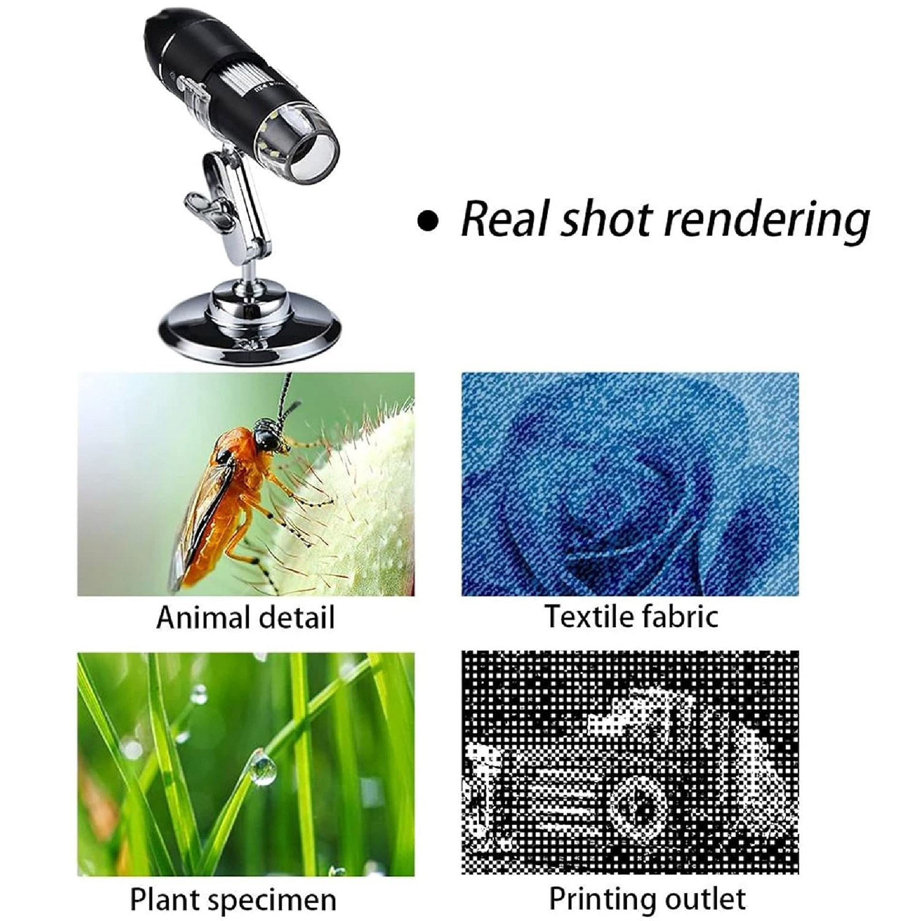 Microscopio Digital 1600x Usb Portatil